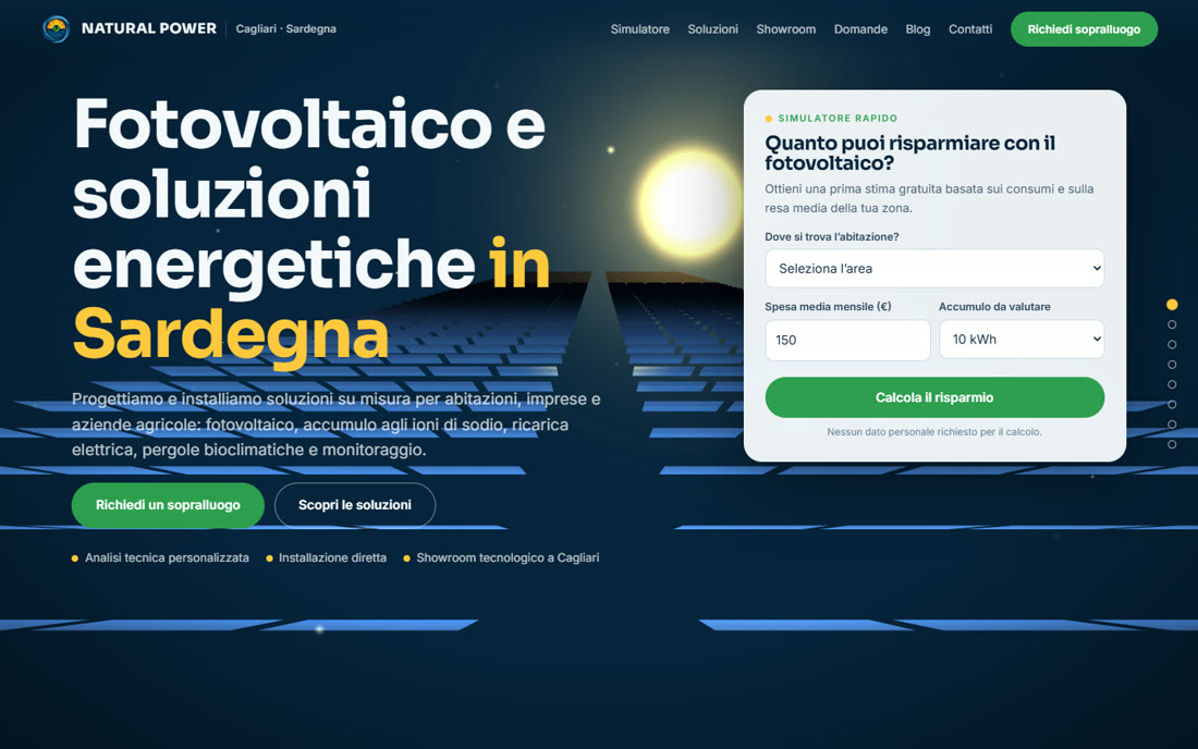 Sito di Natural Power